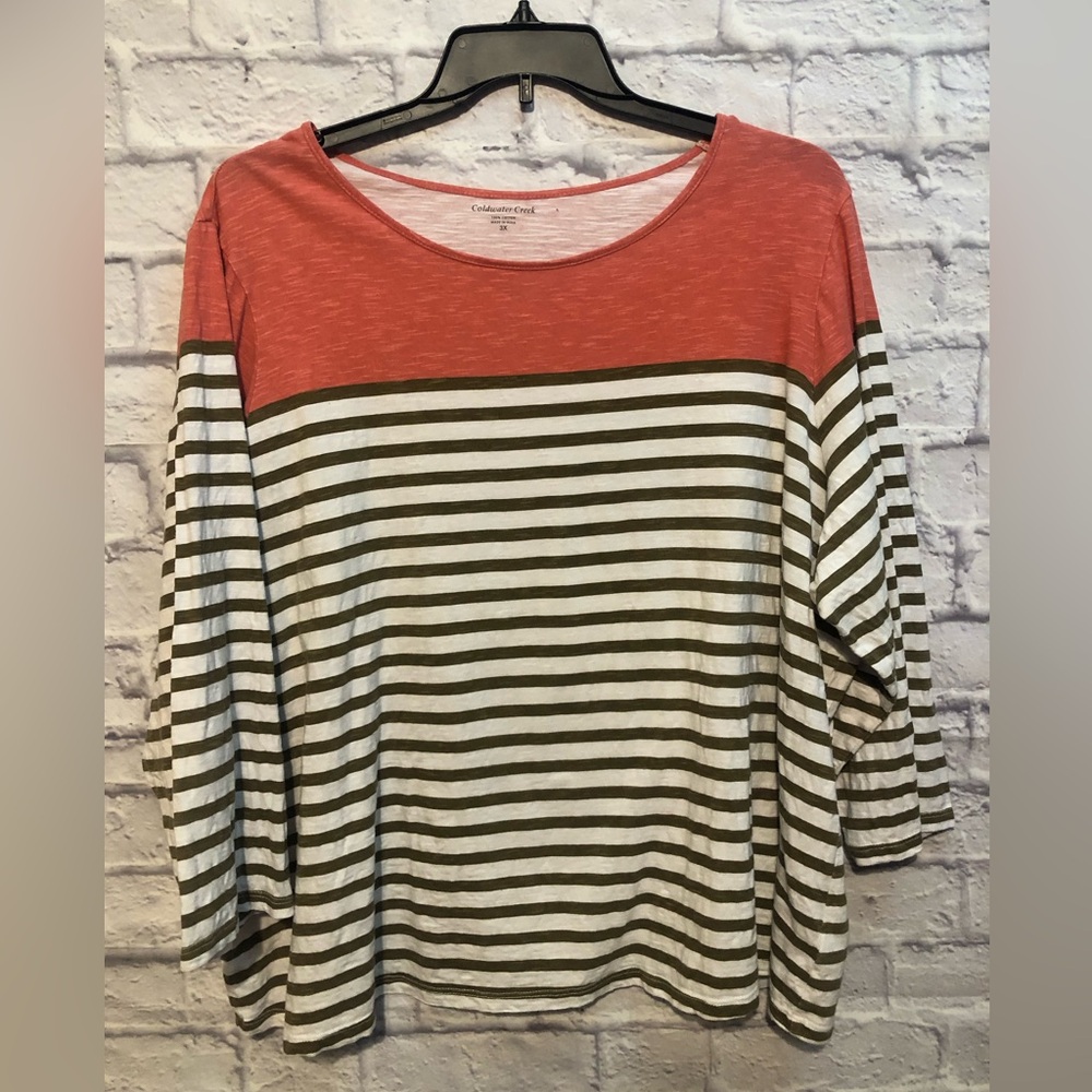 Striped tee from Coldwater Creek